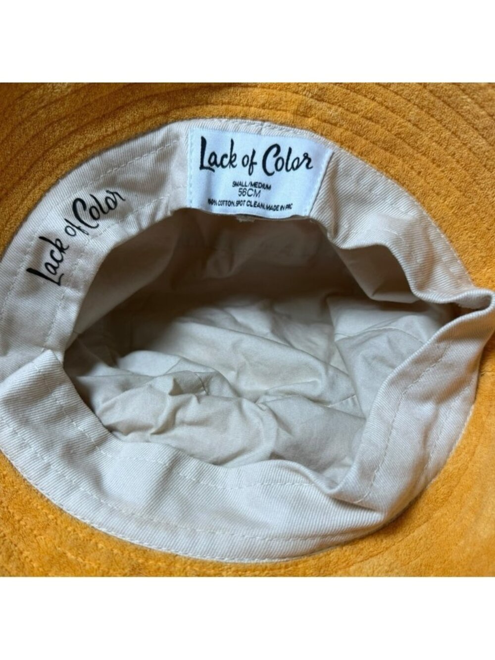 Lack of Color Wave Bucket Hat Size Small Medium 56 CM Tangerine Terry Orange - Picture 6 of 8